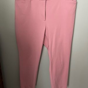 White House Black Market pink ankle pants